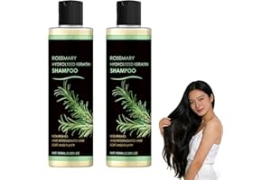 Rosemary Oil for Hair Growth Organic,Hydrolyzed Keratin Hair Growth Shampoo Scalp and Hair Nourishing Smooth Moisturizing Sha