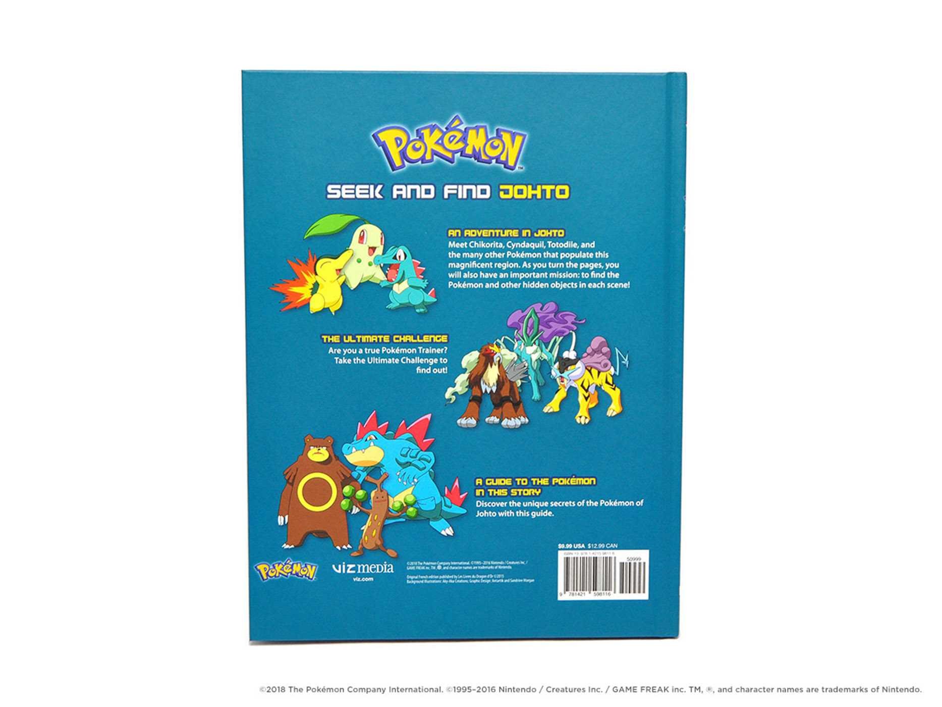 Pokemon Seek And Find Johto Amazon Fr Viz Media Viz Media Livres Anglais Et Etrangers