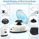 FOUR E'S Mini Centrifuge 5400RPM 8/16 Place Rotor Micro Tubes PCR view 2