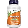 NOW Supplements, Rhodiola 500 mg, Helps Body Adapt to Stress of Daily Life*, Adaptogenic Herb*, 60 Veg Capsules
