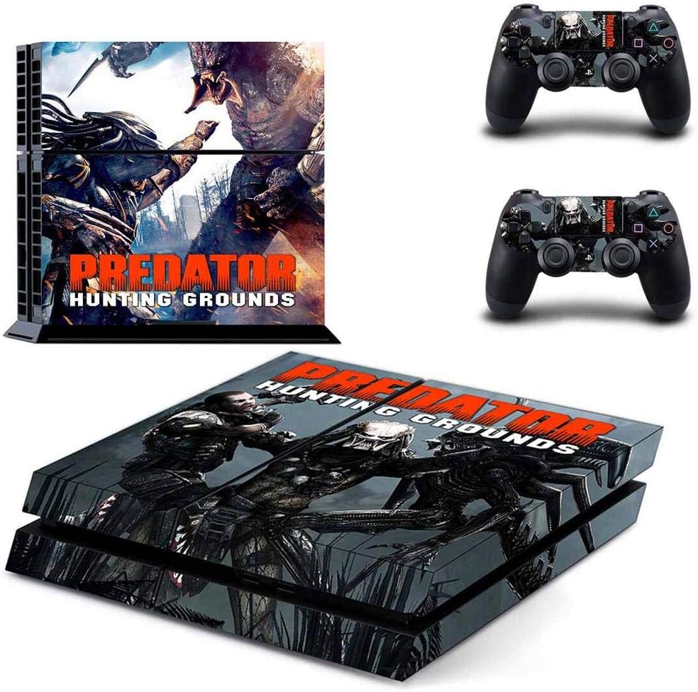 Playstation 4 Skin Set – Hunting Grounds - HD Printing Vinyl Skin Cover Protective for PS4 Console and 2 PS4 Controller by okanhyeu
