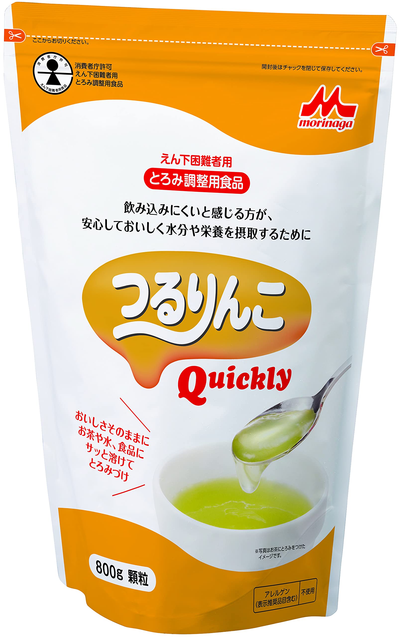森永乳業 つるりんこQuickly 800g [とろみ剤 とろみ調整食品]商品画像