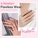 Makartt Medium Coffin Nails 500pcs 10 Sizes Clear Nail Tips for Gel Extensions view 2