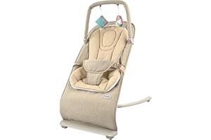 YHPOYLP Baby Bouncer Seat with 3-Point Harness,Portable Baby Bouncers for Infants,Baby Rocker Infant Seat, Age 0-6 Months