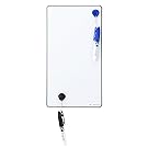 U Brands Magnetic Frameless Dry Erase Board Value Pack, 6 x 11 Inches, Silver Aluminum Frame