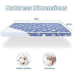 Pack and Play Mattress Topper - 38" x 26" x