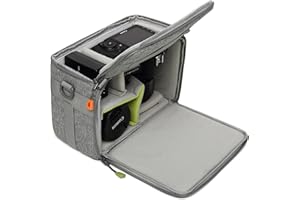 Svatin Camera Insert Bag,Shockproof &Pressure-proof Dual Opening Lens Cube Case,Digital DSLR SLR Mirrorless Cameras Pouch