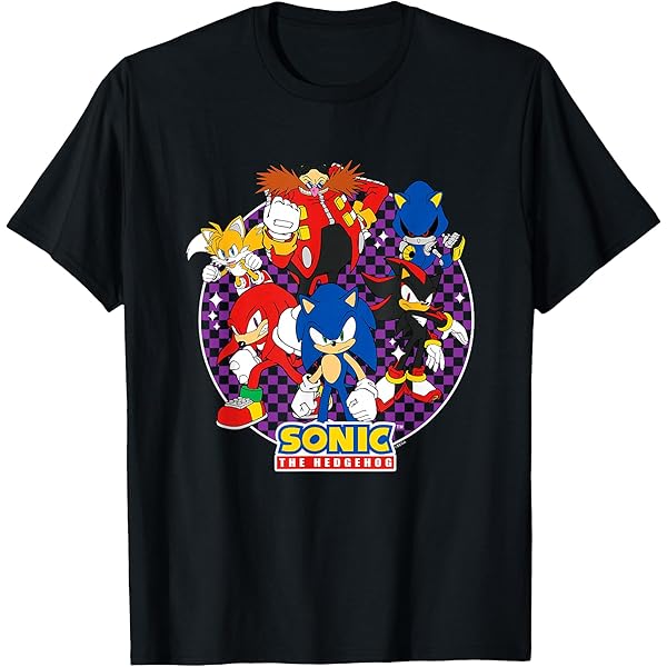 Amazon.com: Sonic The Hedgehog Sonic Shadow Tails Knuckles Retro