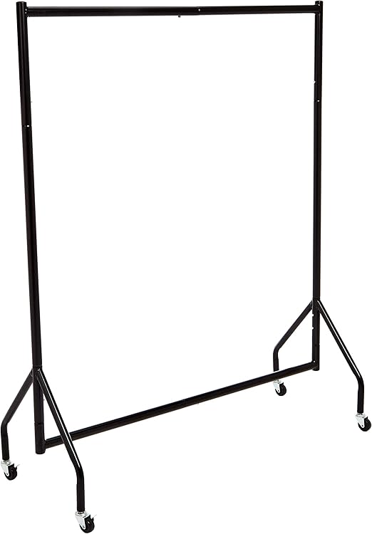 AmazonBasics Heavy Duty Clothes Rail Garment Rail, 1.21 x 1.52 m
