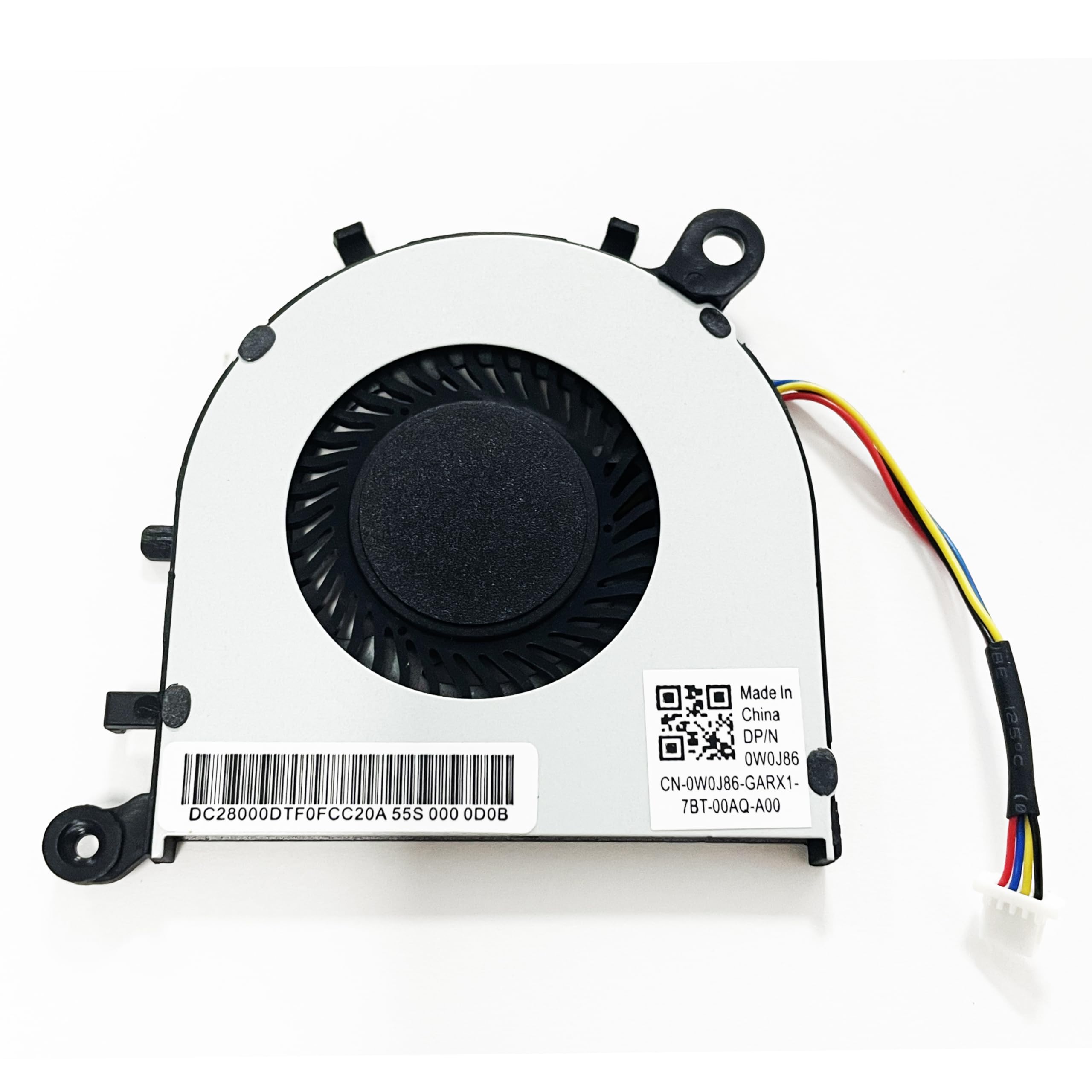 Fleshy Leaf CPU Cooling Fan Replacement for Dell XPS 13 9343 9350 9360 P54G DC28000F2F0 XHT5V 0XHT5V CN-0XHT5V