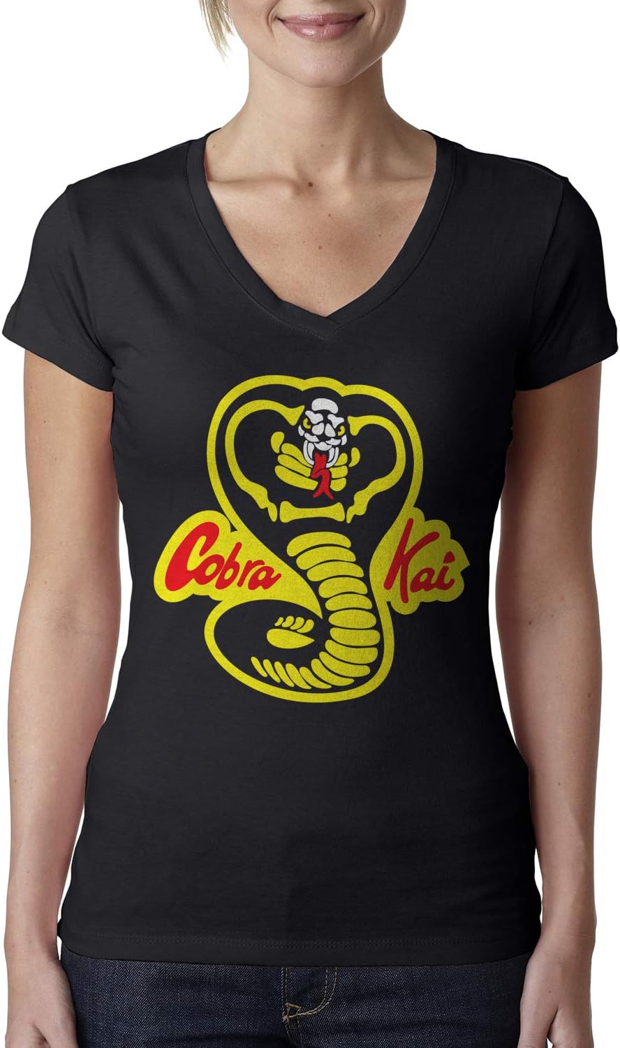 Cobra Kai Ladies V-Neck T-Shirt