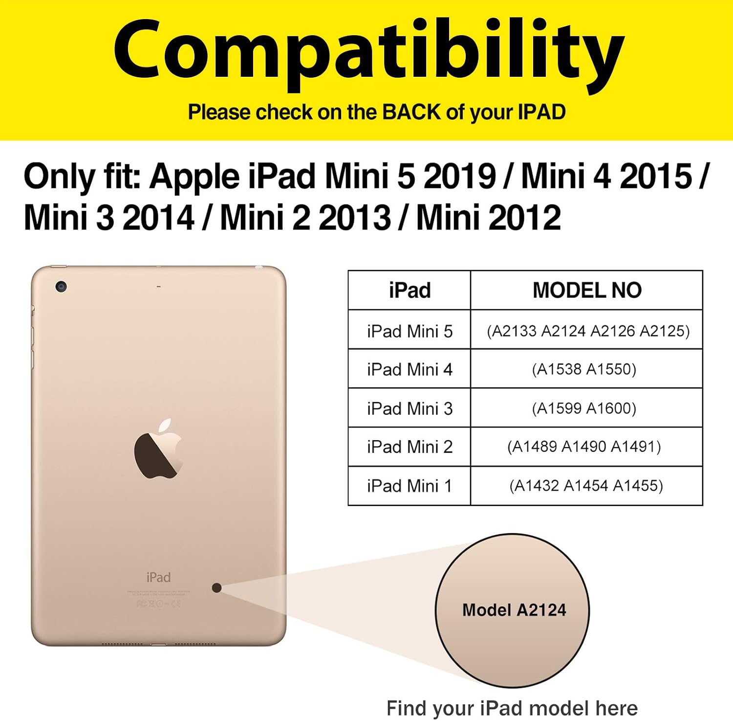 ProCase Keyboard Case for iPad Mini 1 2 3 4 5 - Image 3