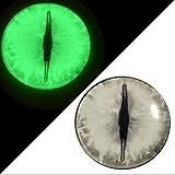 30mm Glow in the Dark Dragon Eyes - Glass Eyes Pair