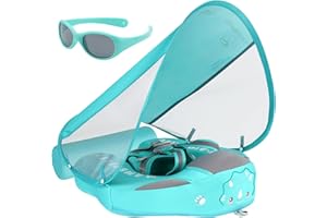 Cloth Mambobaby Non Inflatable Baby Float Size Improved Add Tail Avoid Flip Over Swim Trainer Solid Infant Pool Float with Ca