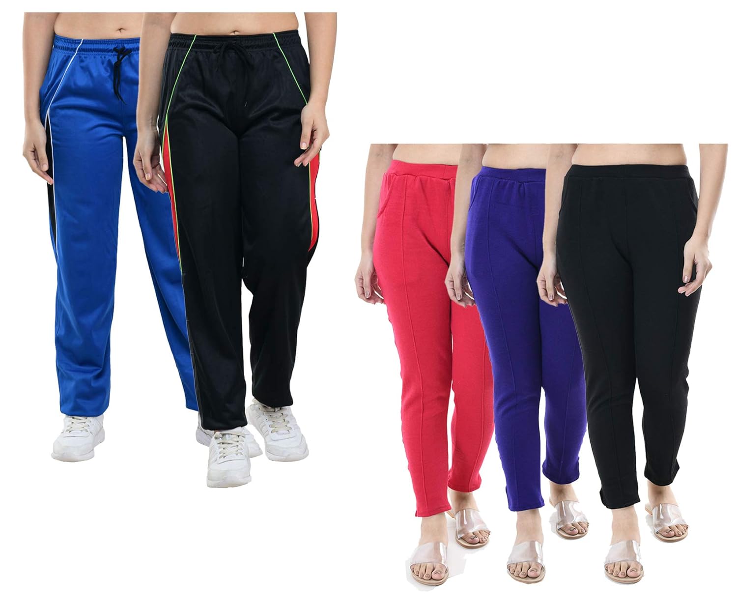 Buy Indistar Women's Warm Woolen Touser Pants and Polyester Track Pants