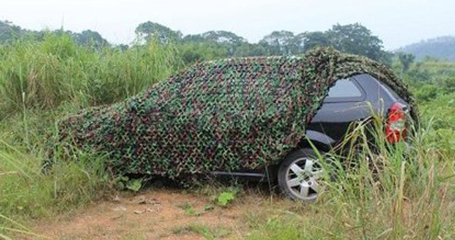 Yosoo Army Tactical Military Style Green Woodland Camouflage Camo Netting Nets Net, for Wargame, Camping, Hunting, and Other Outdoor Activities (1 x 2 M)