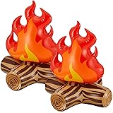 Inflatable Fake Campfire Camping Props Bonfire