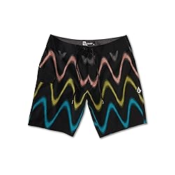 Volcom Men's Mod Tech 19" Boardshort Black 28