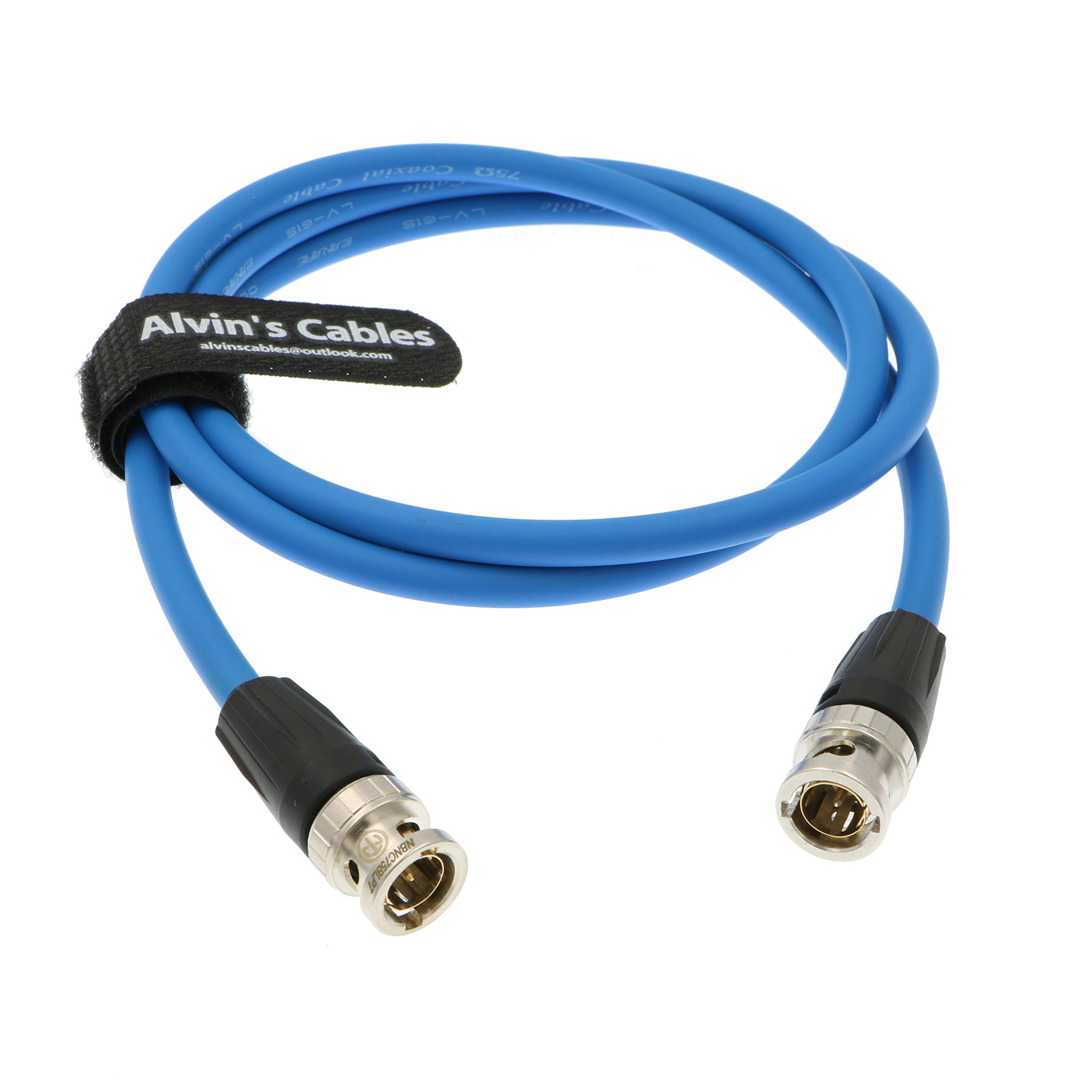 Alvin's Cables BNC Male to Male 12G HD SDI Video Coaxial Original Cable for 4K Video Camera 1M