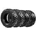 Complete Set of 4 All Terrain ATV UTV Tires 25x8-12 Front & 25x10-12 Rear 6PR Tubeless