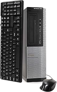 Dell Optiplex 7010 Business Desktop Computer (Intel Quad Core i5-3470 3.2GHz, 16GB RAM, 1T SSD, USB 3.0, DVDRW, Windows 10 Professional) (Renewed)
