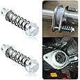 2PCS Car Exhaust Manifold Bolts Kit,M10*1.25 mm Exhaust Bolts with Exhaust Springs & Nuts Washers Exhaust Flange Bolt Kit,Pro