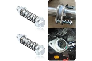 2PCS Car Exhaust Manifold Bolts Kit,M10*1.25 mm Exhaust Bolts with Exhaust Springs & Nuts Washers Exhaust Flange Bolt Kit,Pro