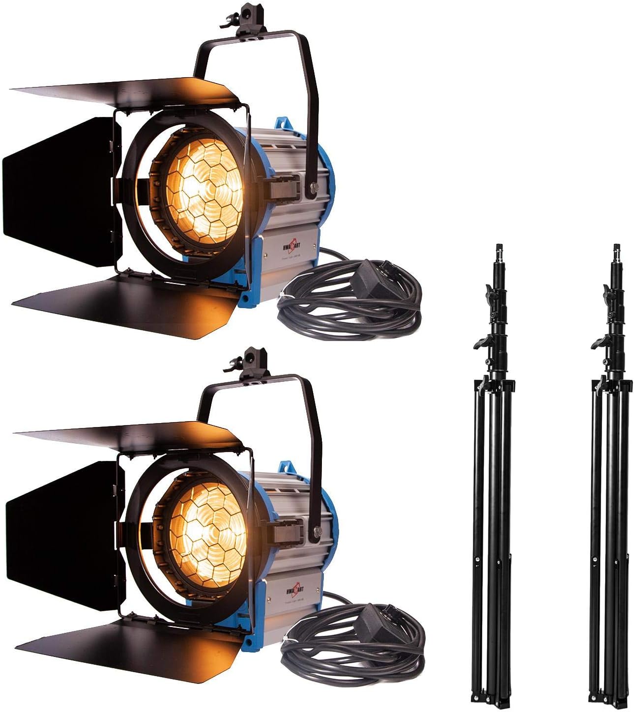 Kit 2× 1000W Lighting Fresnel Tungsten Spot Focus Light Amazon.co.uk Camera & Photo