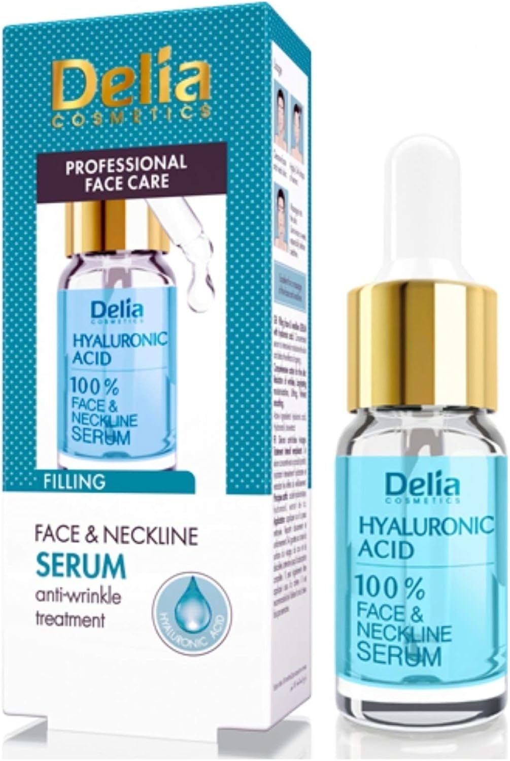 delia filling face neckline serum