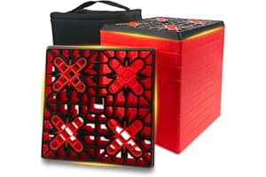 ROBLOCK RV Leveling Blocks 12 Pack Red (2 Rubber Tops), Camper Leveling Blocks Sturdy Stackable Jack Blocks with Carrying Bag, Multifunctional Wheels Stabilizer Blocks Suit for Camper Travel Trailer