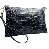 Beurlike Leather Wristlet Wallet Clutch Purses For Women Small Crossbody Phone Bags