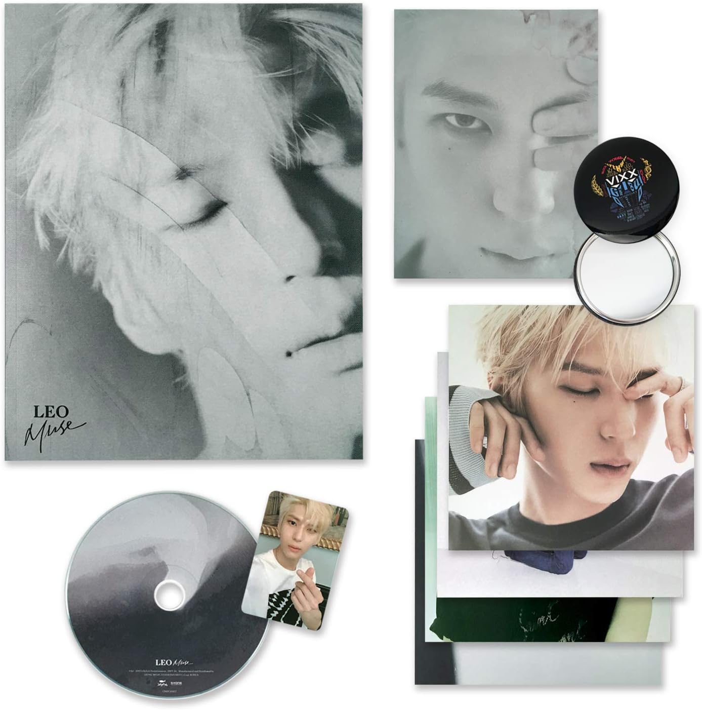 VIXX LEO 2nd Mini Album - [ MUSE ] CD + Photobook + Photo Paper + Letter + PhotoCard + FREE GIFT / K-POP Sealed