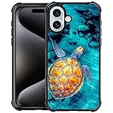 CARLOCA Compatible with iPhone 16 Plus Case, Sea