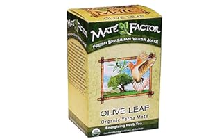 MATÉ FACTOR MATE FACTOR OLIVE LEAF ORGANIC YERBA MATE 20 TEA BAGS