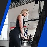 Yes4All Unisex Pull Down Tricep Rope 36 Inch Cable Attachment Blue Black view 5
