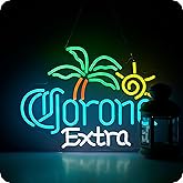 Palm Tree Coron Beer Neon Sign for Wall Decor Bar Light Up Signs Extra Beer LED Lights Man Cave Pub Store Party Club Gifts