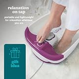 HoMedics Bubblemate Foot Spa Massager with Warm Function & Pumice Stone view 7