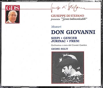 Wolfgang Amadeus Mozart Georg Solti Cesare Siepi Leyla Gencer Sena Jurinac Mirella Freni Richard Lewis Geraint Evans Robert Savoie David Ward Orchestra Chorus Covent Garden Don Giovanni Siepi Gencer Jurinac Freni Wolfgang Amadeus Mozart Georg Solti Cesare Siepi Leyla Gencer Sena Jurinac Mirella Freni Richard Lewis Geraint Evans Robert Savoie David Ward Orchestra Chorus Covent Garden Don Giovanni Siepi Gencer Jurinac Freni