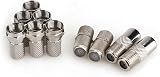 JEEUE F Plug Connectors Waterproof RG6 Coax Cable 6 Pack Silver view 4