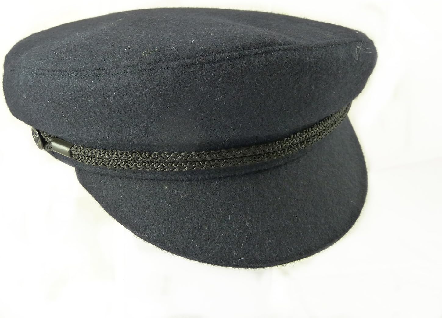 Genuine Breton Navy Wool Cap - Plain, Without Braid