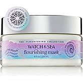 Watch & Sea Deep and Continuous Flourishing Hair Mask - Deep Conditioning Hair Mask for All Hair Types - Infused with Seaweed and Sea Kelp - 8 oz