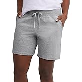 Hanes Women's Jersey Pocket Shorts, Drawstring Cotton Jersey Shorts, 7" Inseam