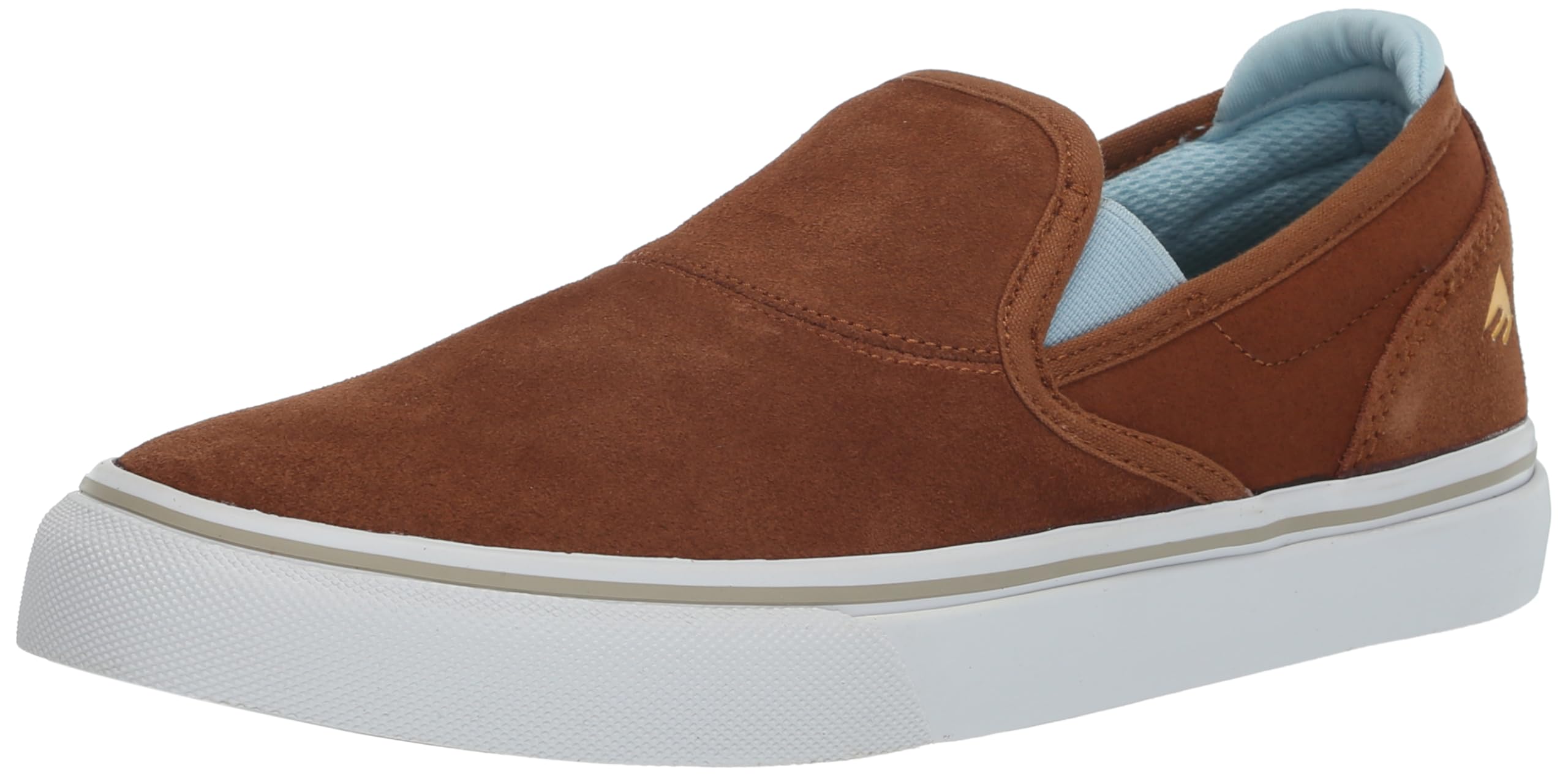 Emerica Men's Wino G6 Slip-On Shoe, Brown/Blue, 7 Image