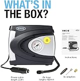 Ring RAC610 Tyre Inflator Air Compressor 12V 85W PSI BAR Gauge view 2