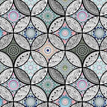 DKTIE Static Cling Decorative Window Film Vinyl Non Adhesive Privacy Film,Stained Glass Window Film for Bathroom Shower Door Heat Cotrol Anti UV 17.7In.by 78.7In.