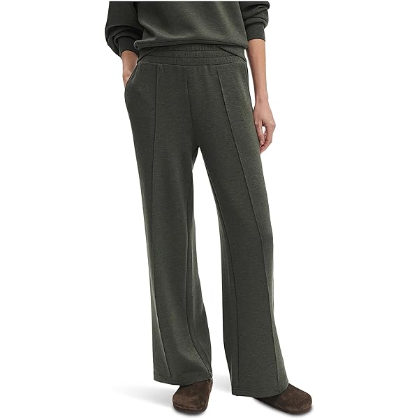 (取寄) バーリー レディース ザ ワイド レッグ パンツ Varley women The Wide Leg Pants Sassafras Marl Varley Women's The Wide Leg Pants, Sassafras Marl at Amazon