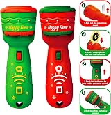 POPOYU Christmas Projector Torch 24 Patterns Kids Sleep Story Flashlight Xmas view 4