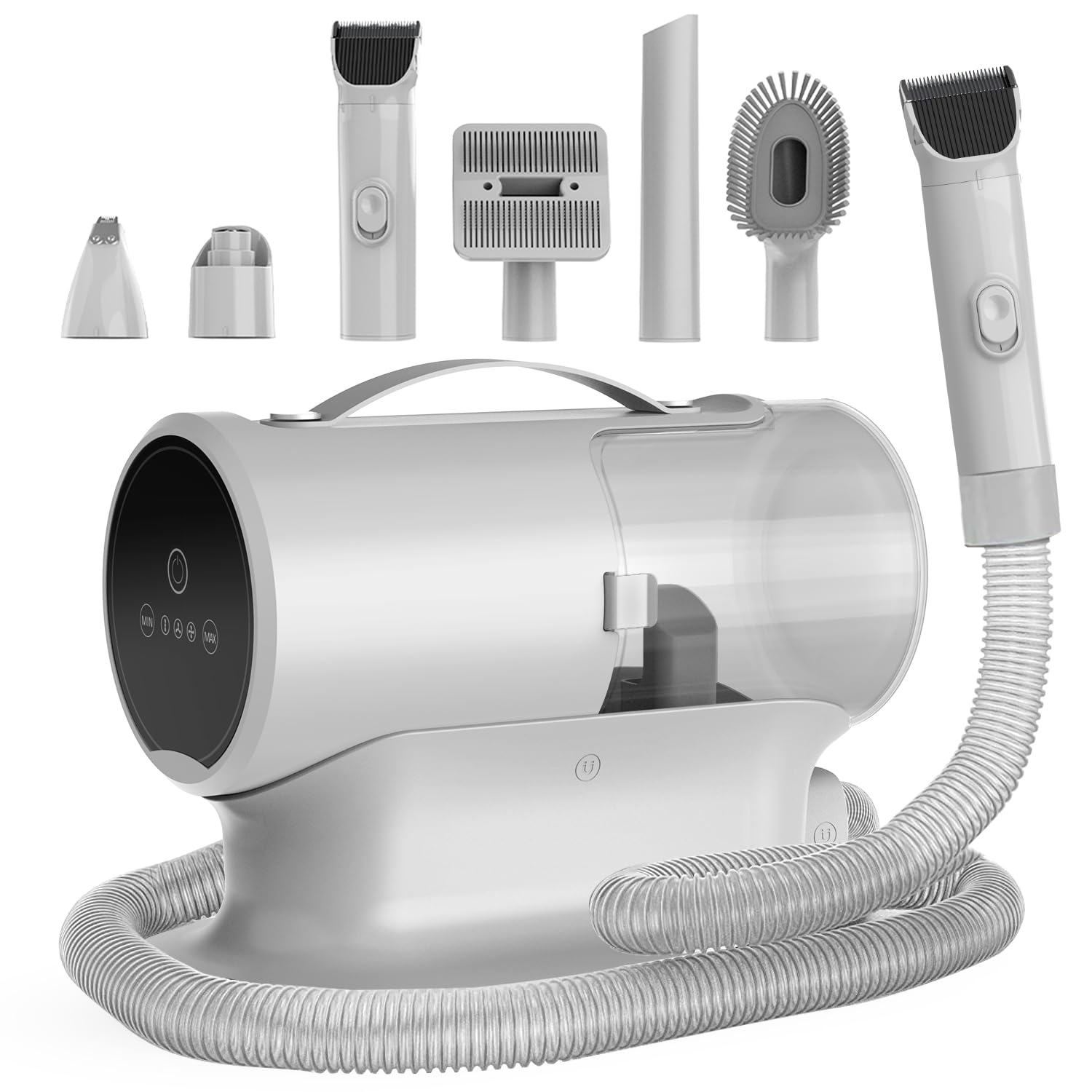 Photo 1 of AIRROBO Dog Grooming Vacuum and Kit,12000Pa Pet Vacuum for Shedding Grooming, 2L Large Capacity Dog Hair Vacuum with 7 Pet Grooming Tools,Clipper Nail Trimmer Grinder, PG100 Plus