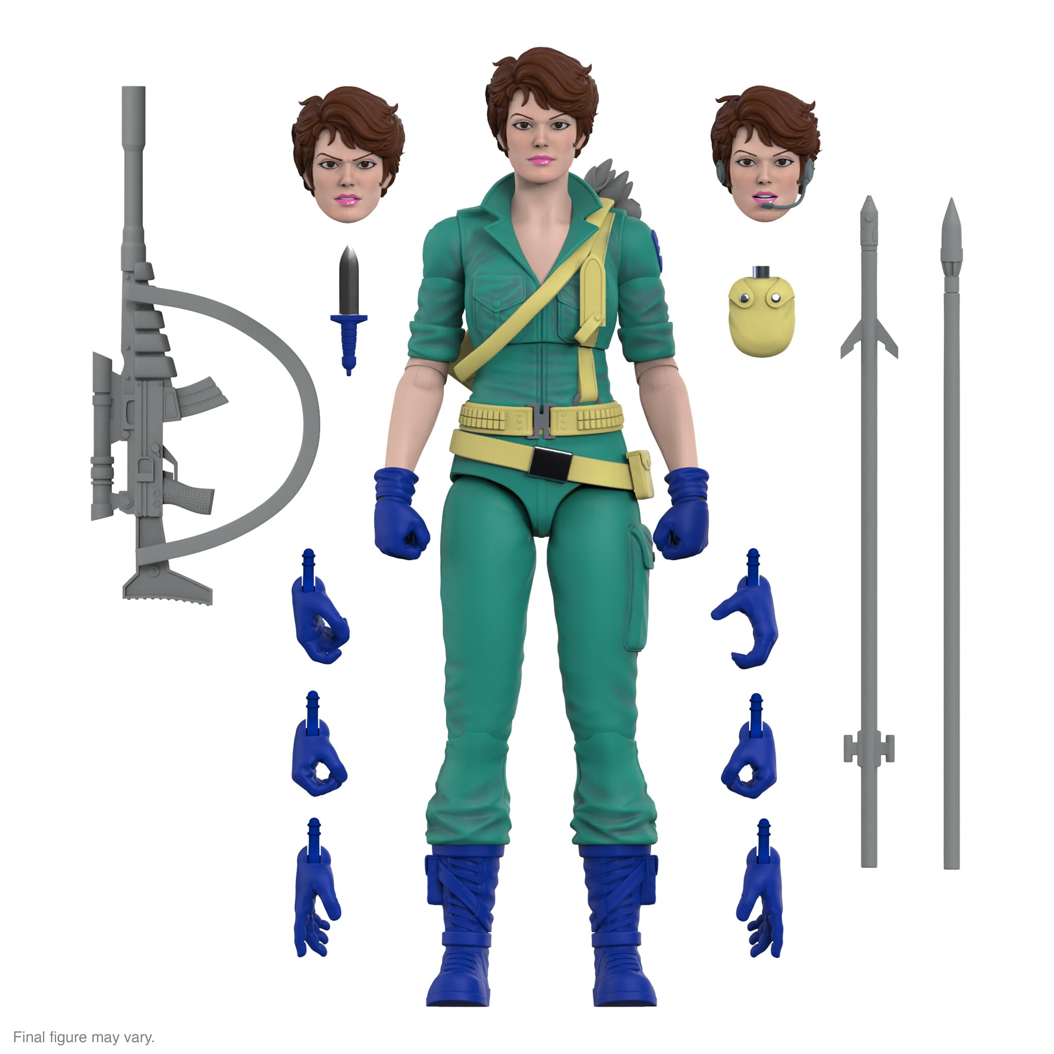 Super7 G.I. Joe ULTIMATES! Wave 06 (DIC) - Lady Jaye (Teal) Action Figure