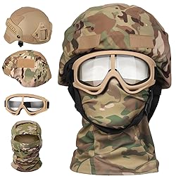 SANYETS Tactical Helmet, MICH Airsoft Helmet with